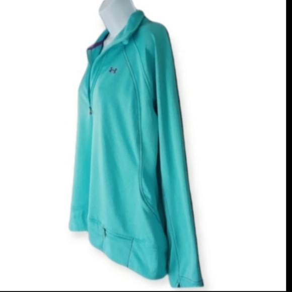 Under Armour Blue XL Long sleeve pullover - Picture 3 of 10